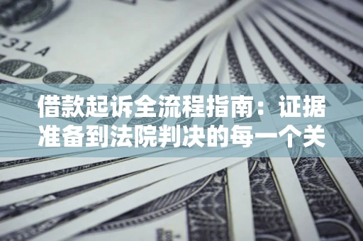 北京借款起诉全流程指南：证据准备到法院判决的每一个关键步骤