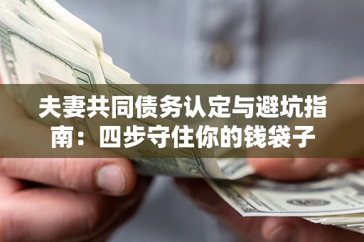 北京夫妻共同债务认定与避坑指南：四步守住你的钱袋子