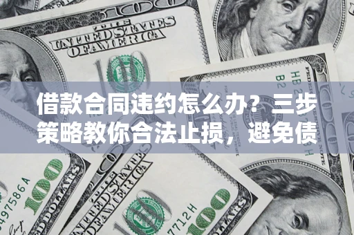 北京借款合同违约怎么办？三步策略教你合法止损，避免债务危机升级